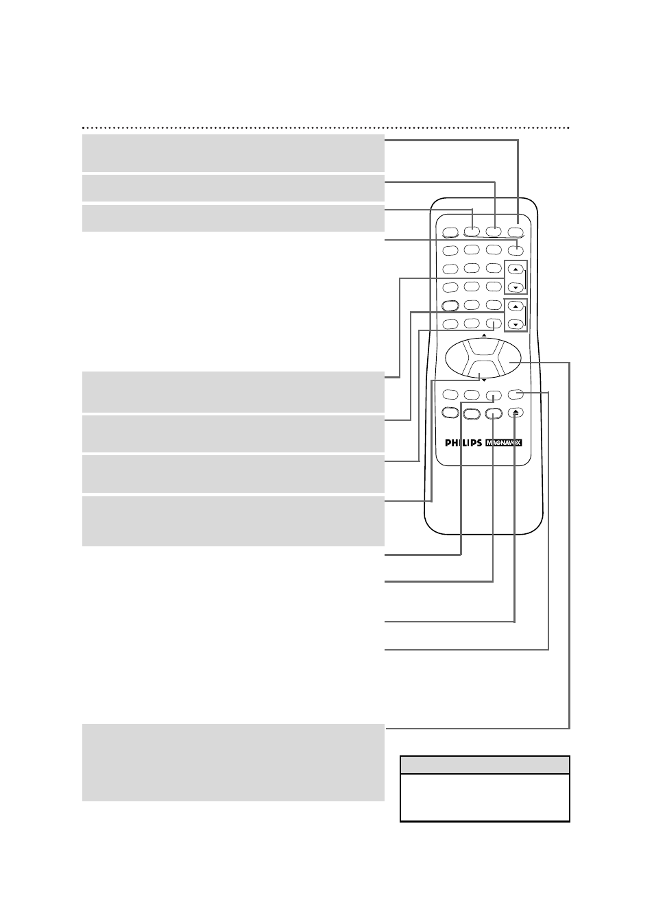 Remote control buttons (cont’d) 23, Helpful hint, When in stop mode, press to fast | Philips VRX362AT99 User Manual | Page 23 / 56