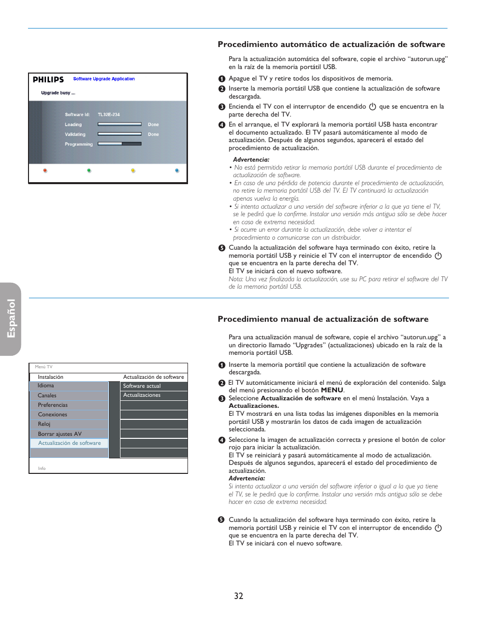 English française español | Philips 37PFL7332D-37 User Manual | Page 112 / 120