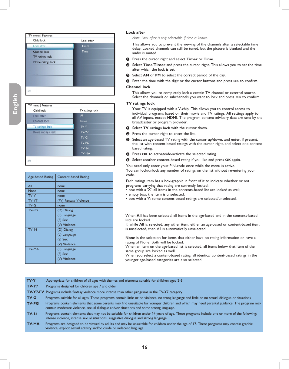 English française español | Philips 37PFL7332D-37 User Manual | Page 20 / 120