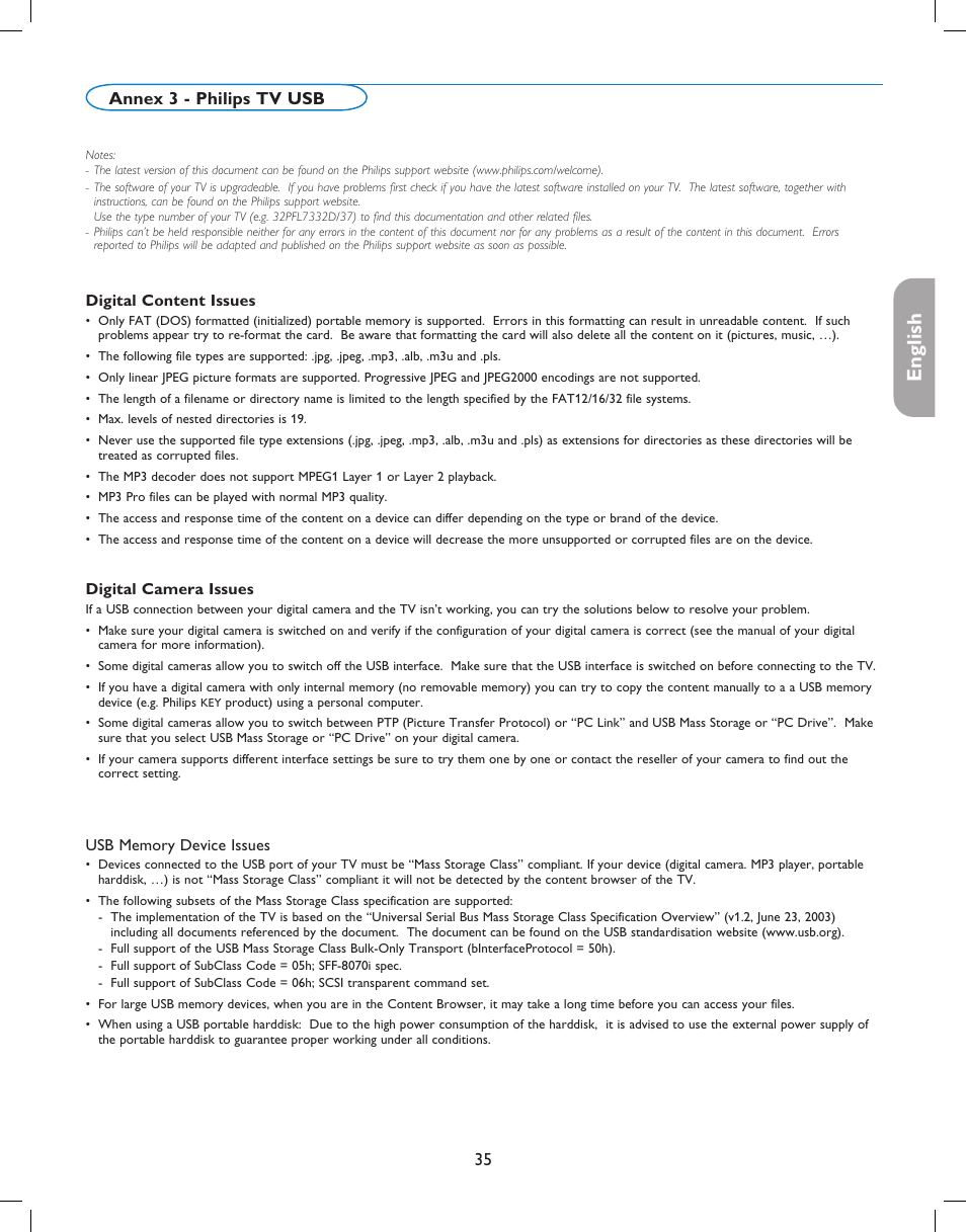 English française español | Philips 37PFL7332D-37 User Manual | Page 39 / 120