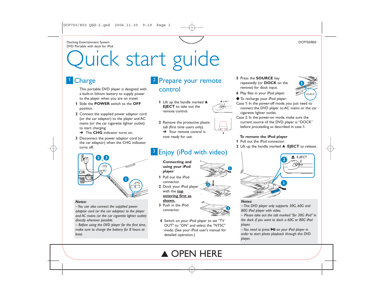 Philips DCP750-37 User Manual | 2 pages