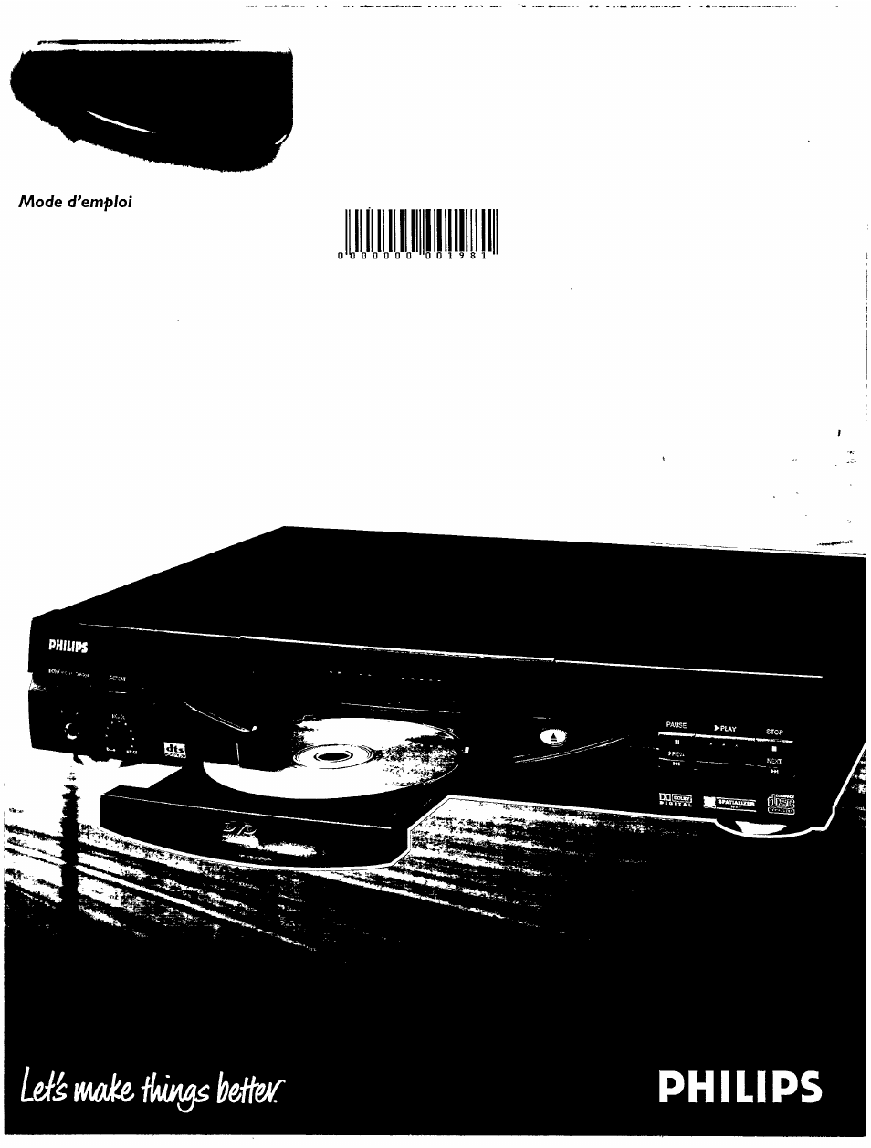 Philips DVD855AT User Manual | 58 pages