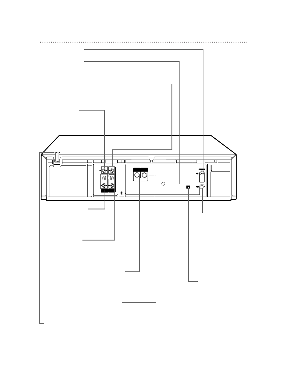 Rear panel 23 | Philips VR810BPH99 User Manual | Page 23 / 83