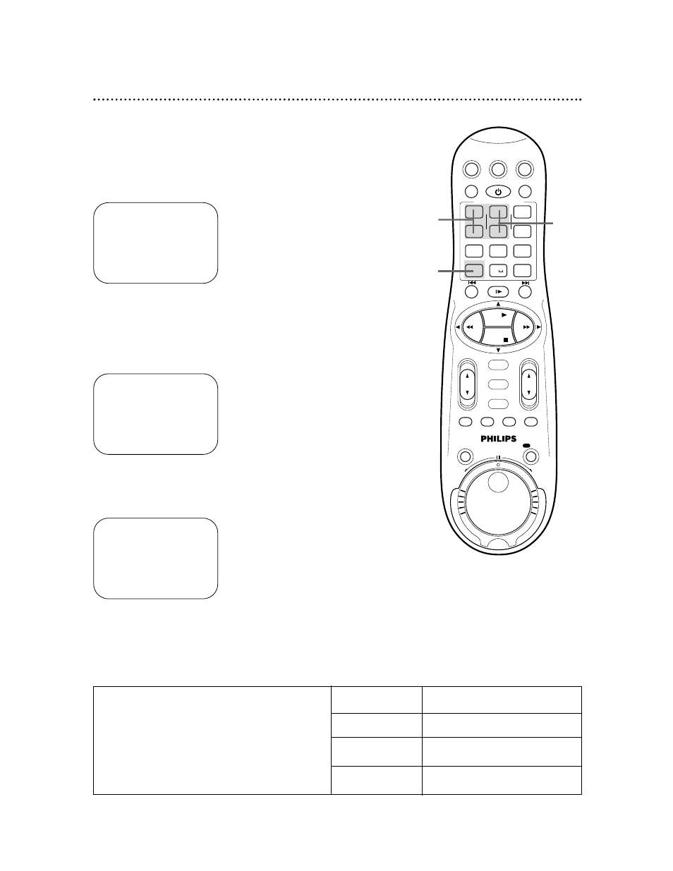 Quick programming (cont’d) 41, Instructions continue on page 42, 2 hrs | 2 hrs. 1 hr. 40 mins. lp, 5 hrs. 4 hrs. 2 hrs, 20 mins. slp | Philips VR810BPH99 User Manual | Page 41 / 83