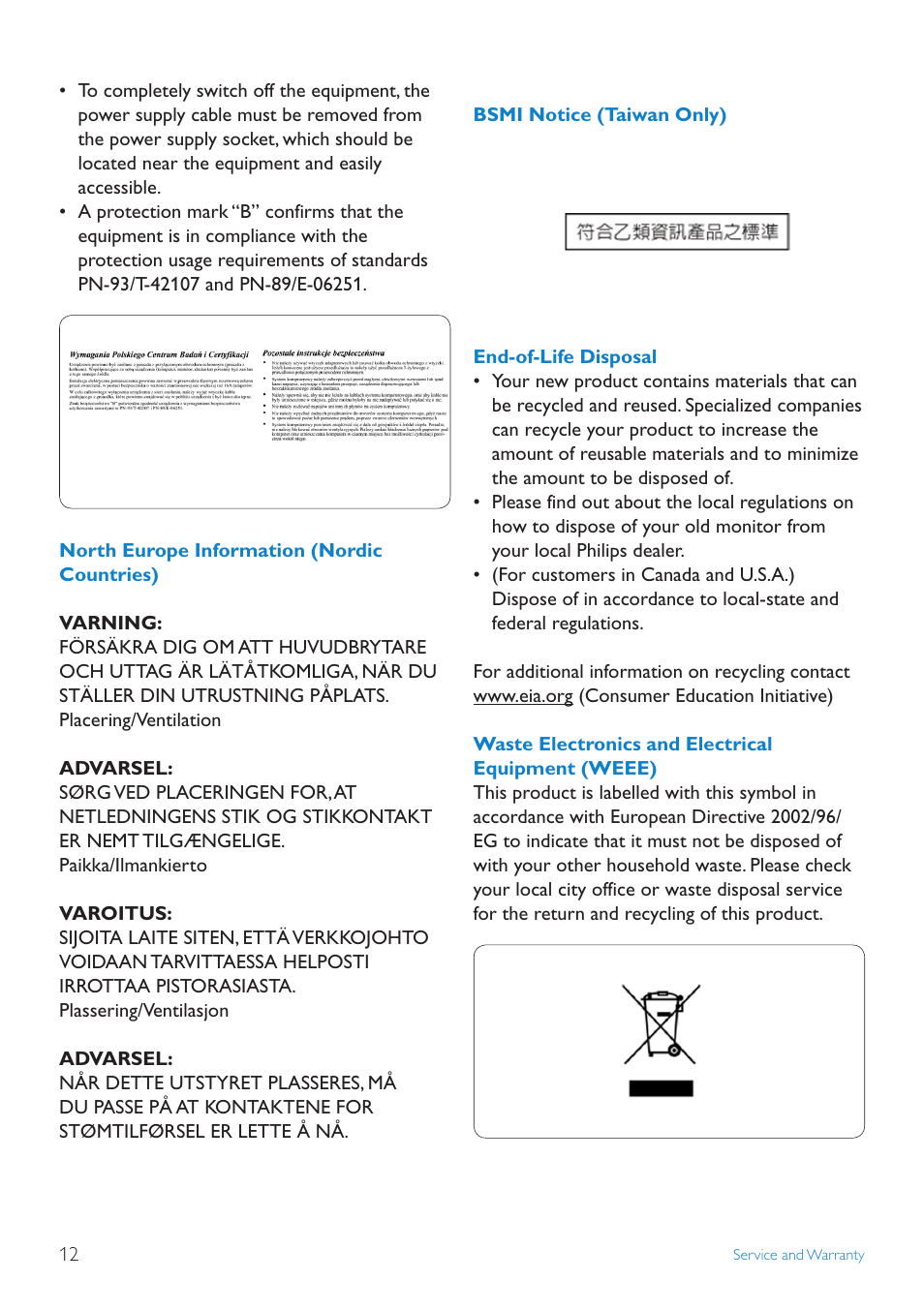 Philips 7FF2FPA-27E User Manual | Page 14 / 16