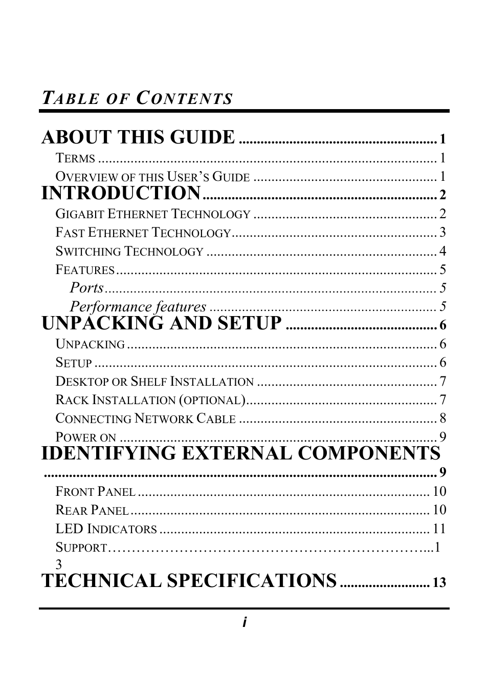 About this guide, Introduction, Unpacking and setup | Identifying external components, Technical specifications | Atlantis Land A02-G4(8)/M2 User Manual | Page 3 / 17