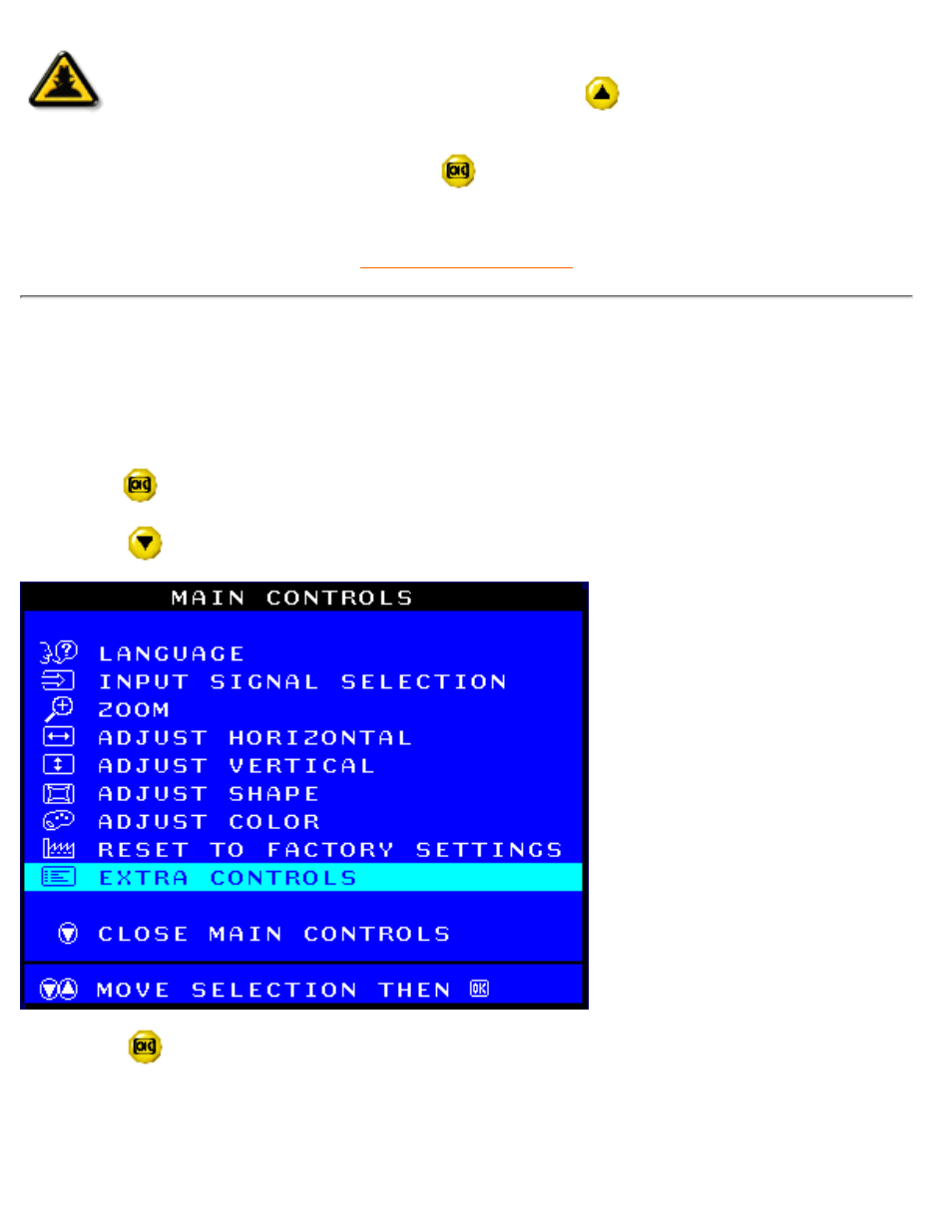 Extra controls | Philips 201B1074 User Manual | Page 73 / 93