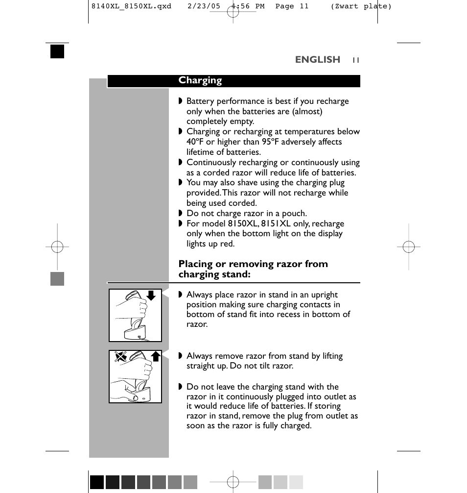 Philips 8150XL-43 User Manual | Page 11 / 48