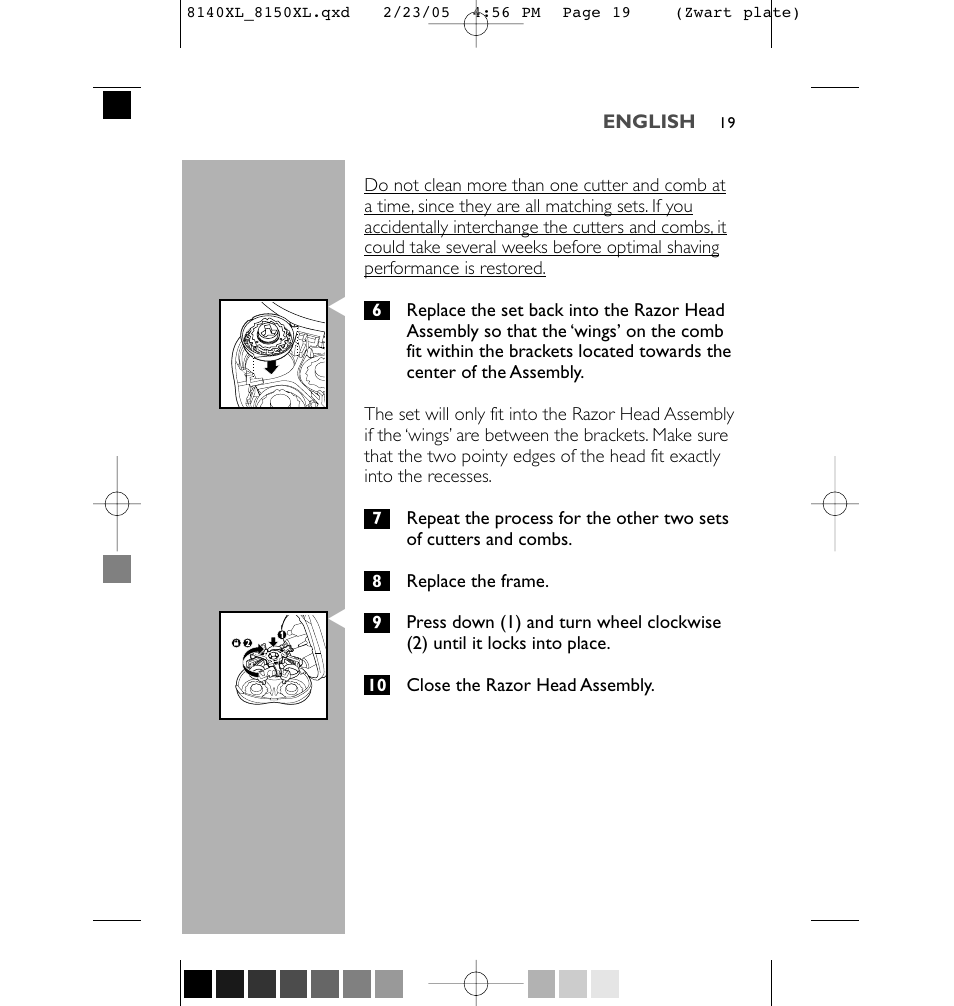 Philips 8150XL-43 User Manual | Page 19 / 48