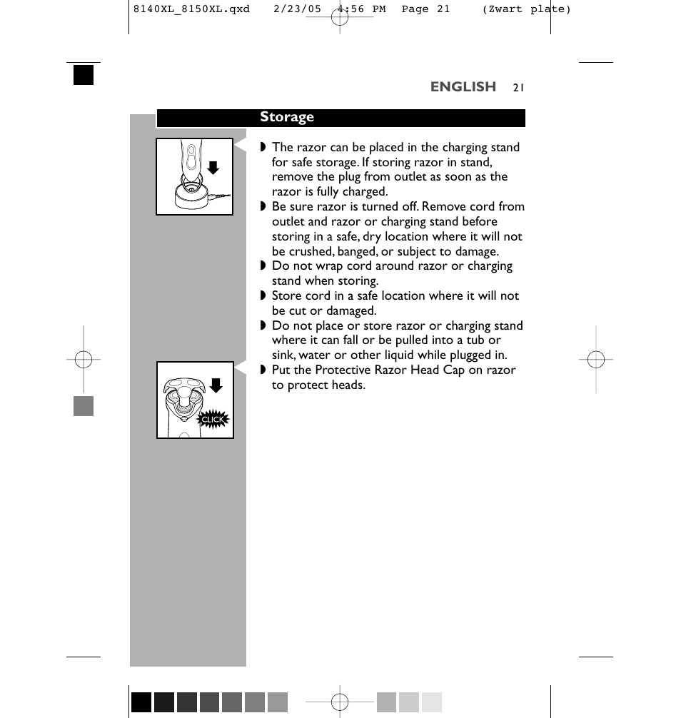 Philips 8150XL-43 User Manual | Page 21 / 48