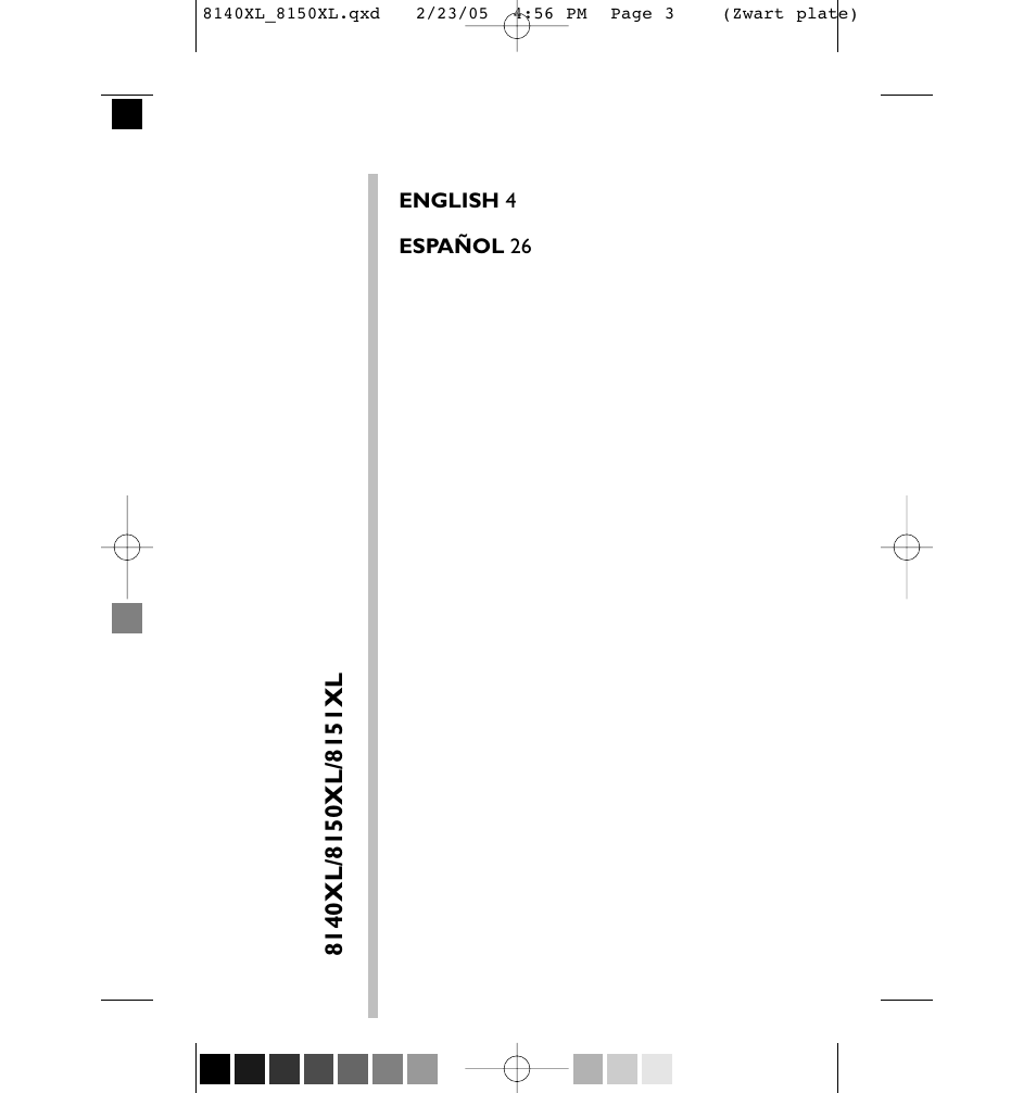 Philips 8150XL-43 User Manual | Page 3 / 48