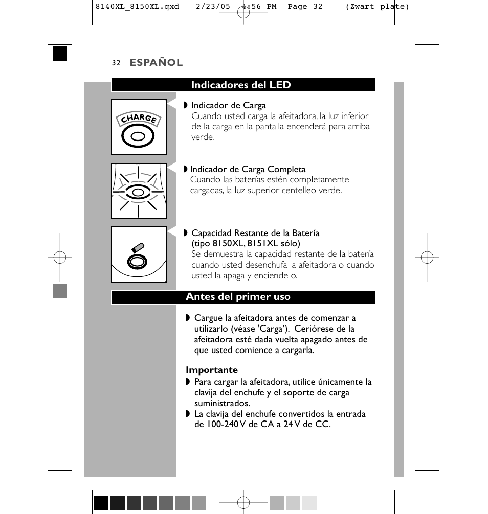 Philips 8150XL-43 User Manual | Page 32 / 48