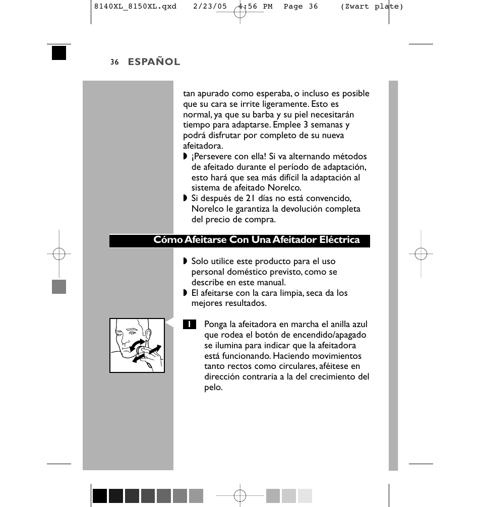 Philips 8150XL-43 User Manual | Page 36 / 48