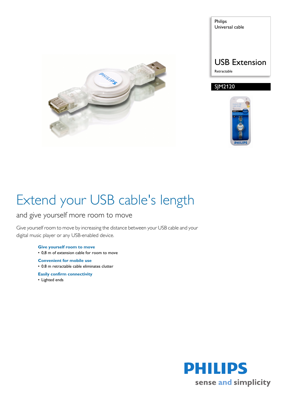 Philips SJM2120-27 User Manual | 2 pages