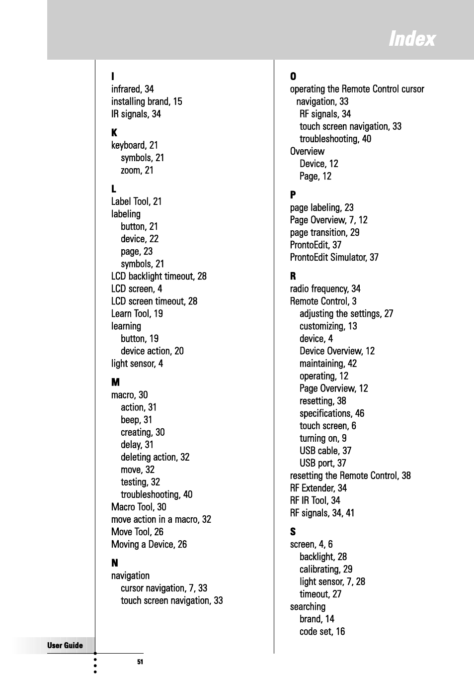 Philips TSU3000 User Manual | Page 51 / 52