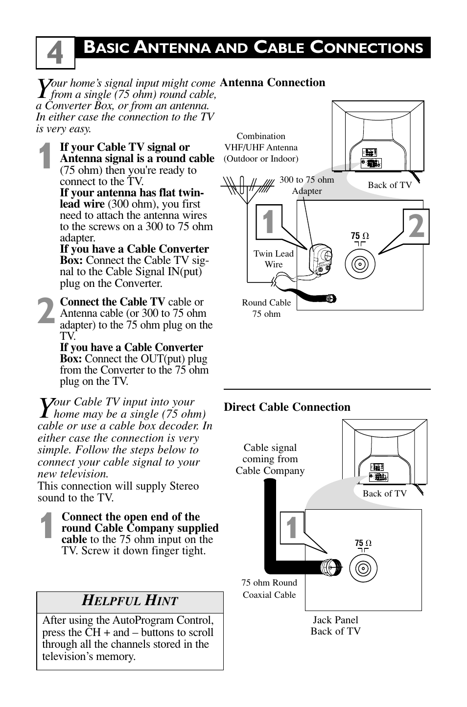 Philips 27" HDTV monitor TV User Manual | Page 6 / 42