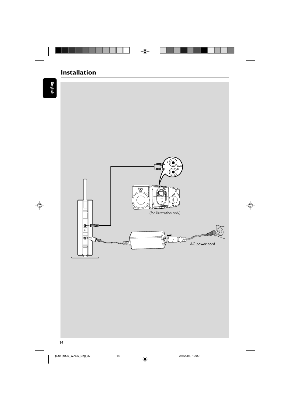 Installation | Philips WAS5-37 User Manual | Page 14 / 25