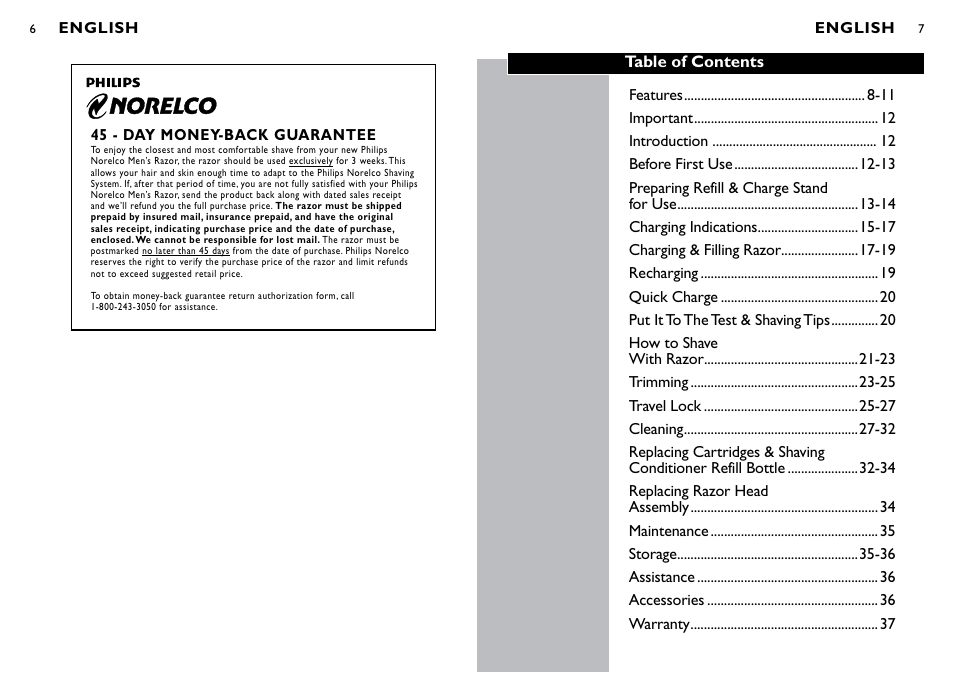 Philips 8060X-25 User Manual | Page 4 / 19