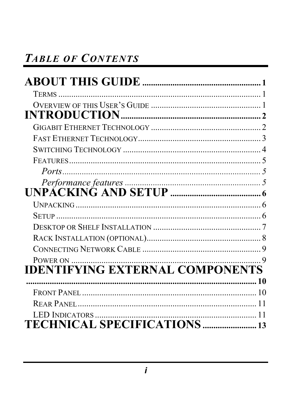 About this guide, Introduction, Unpacking and setup | Identifying external components, Technical specifications | Atlantis Land A02-F8-2C/M2 User Manual | Page 3 / 19