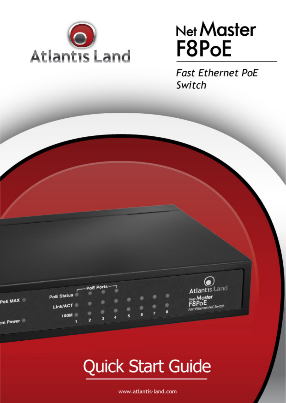 Atlantis Land NETMASTER F8POE User Manual | 42 pages