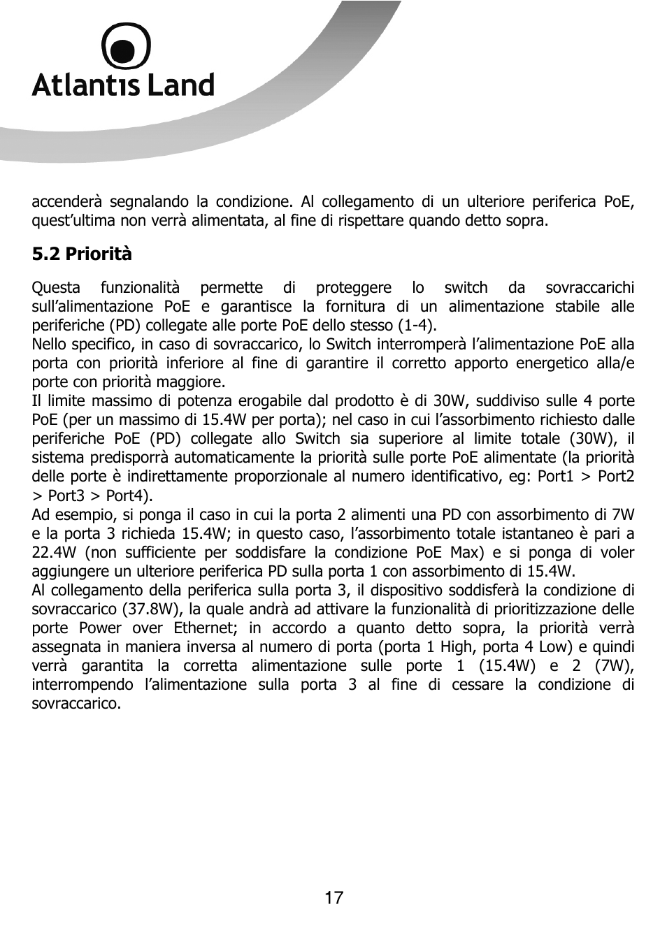 Atlantis Land NETMASTER F8POE User Manual | Page 17 / 42