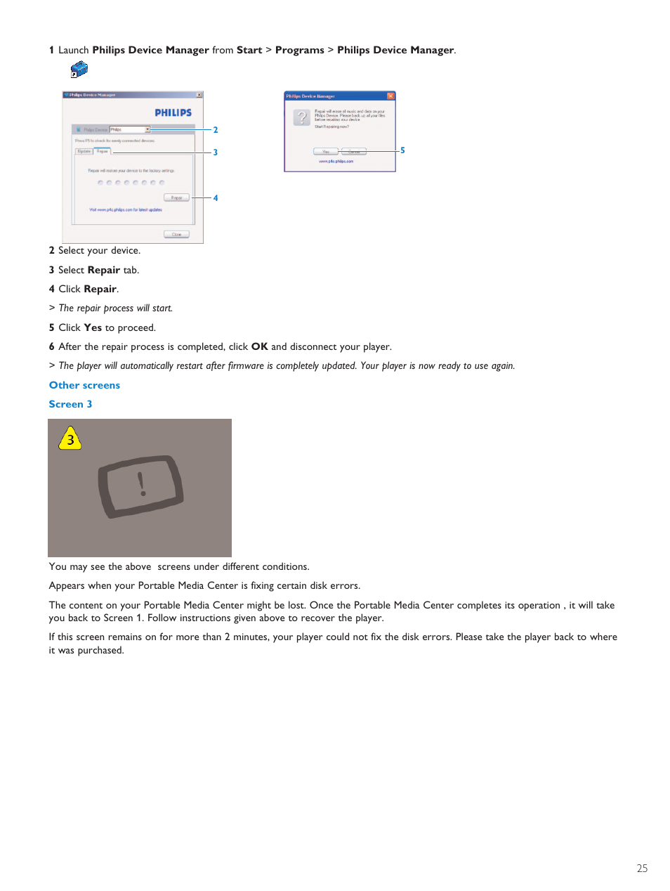 Philips PMC7230-17E User Manual | Page 27 / 37