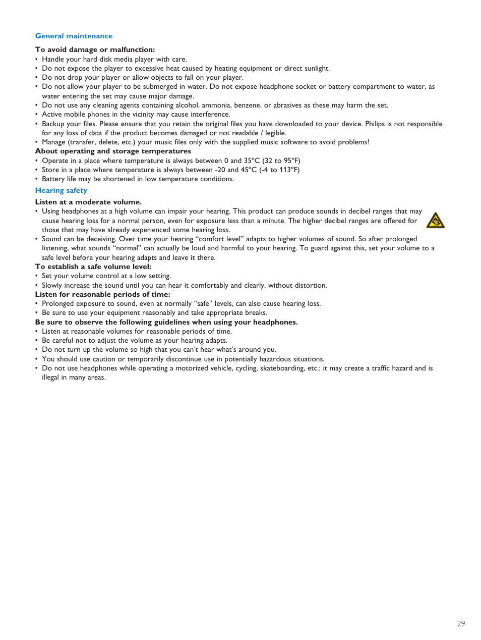 Philips PMC7230-17E User Manual | Page 31 / 37