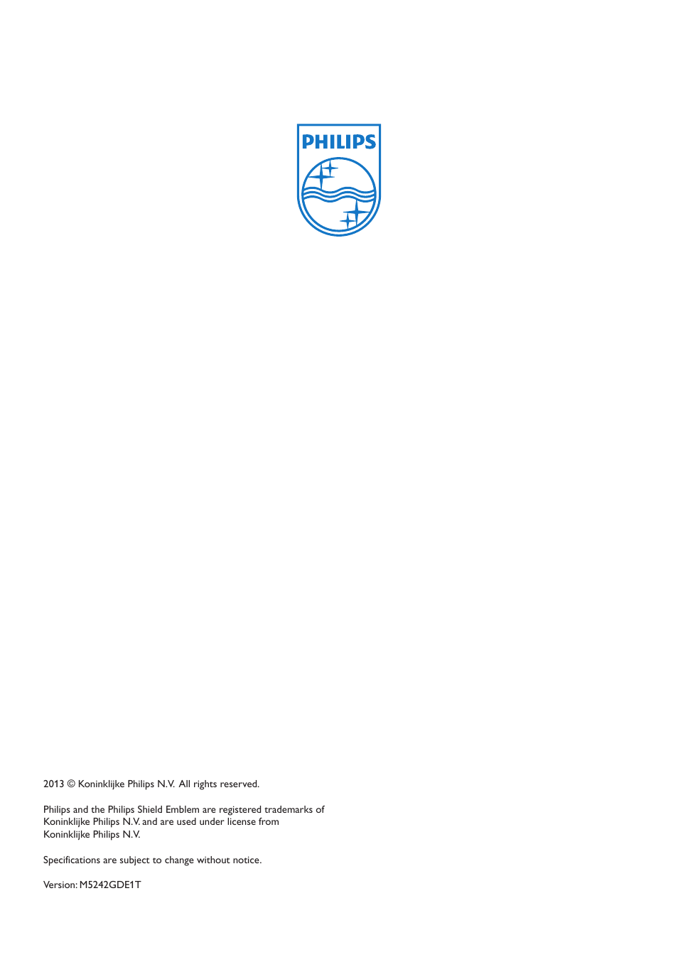 Philips 242G5DJEB-27 User Manual | Page 43 / 43
