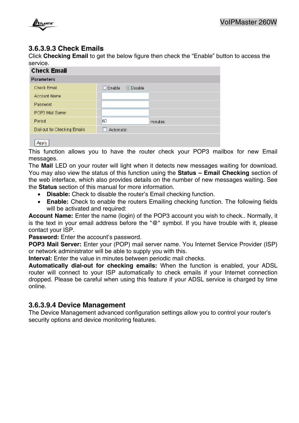 Atlantis Land A02-RAV260-W54 User Manual | Page 102 / 121