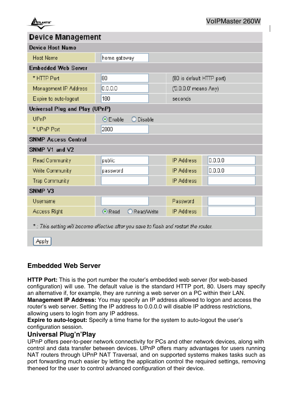Atlantis Land A02-RAV260-W54 User Manual | Page 103 / 121