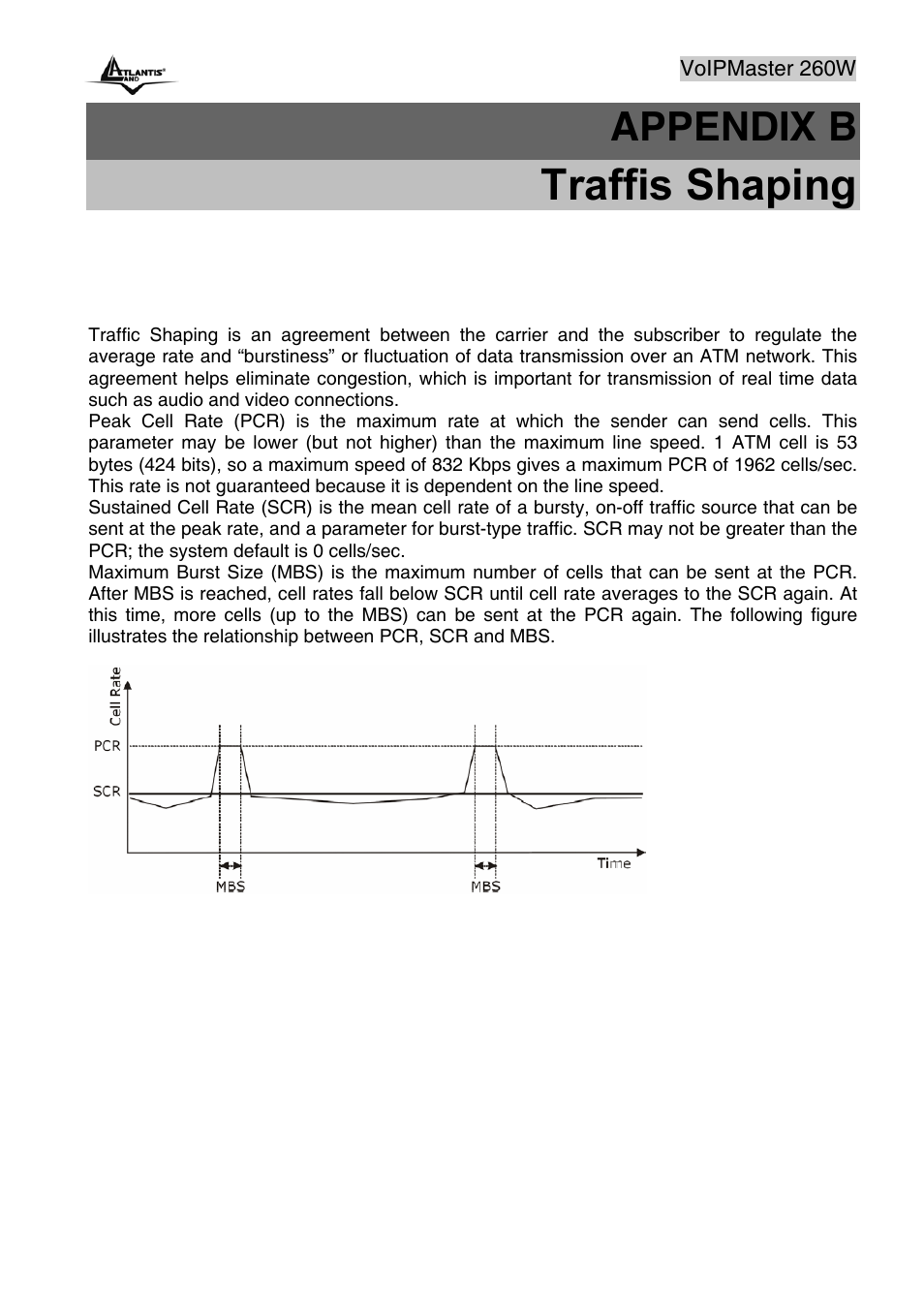 Traffis shaping, Appendix b | Atlantis Land A02-RAV260-W54 User Manual | Page 118 / 121