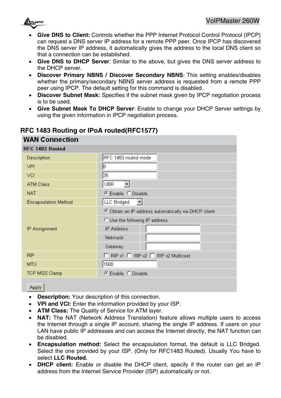 Atlantis Land A02-RAV260-W54 User Manual | Page 53 / 121