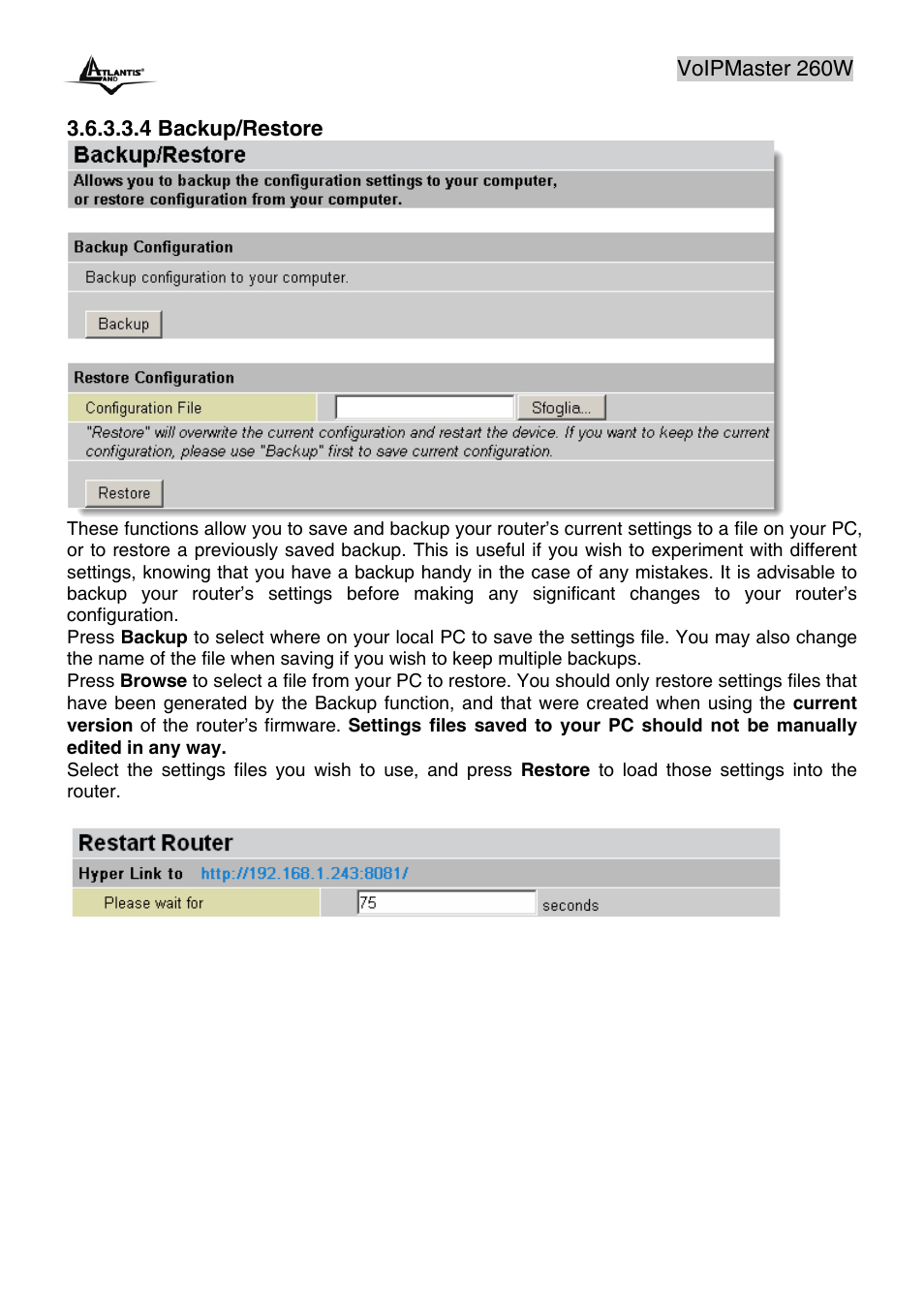 Atlantis Land A02-RAV260-W54 User Manual | Page 59 / 121