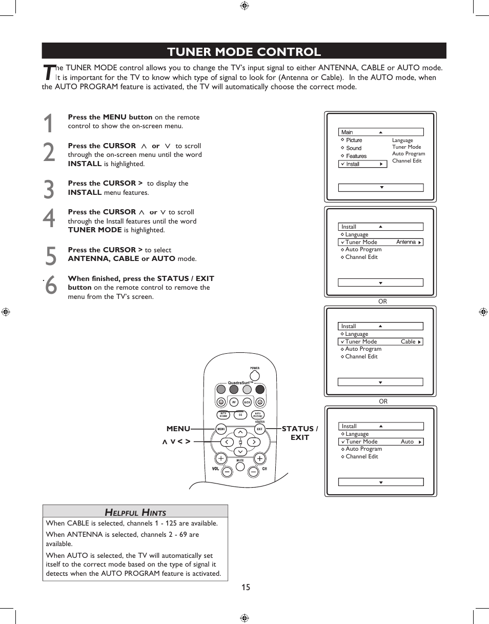 Philips 27PT6341-07 User Manual | Page 15 / 39