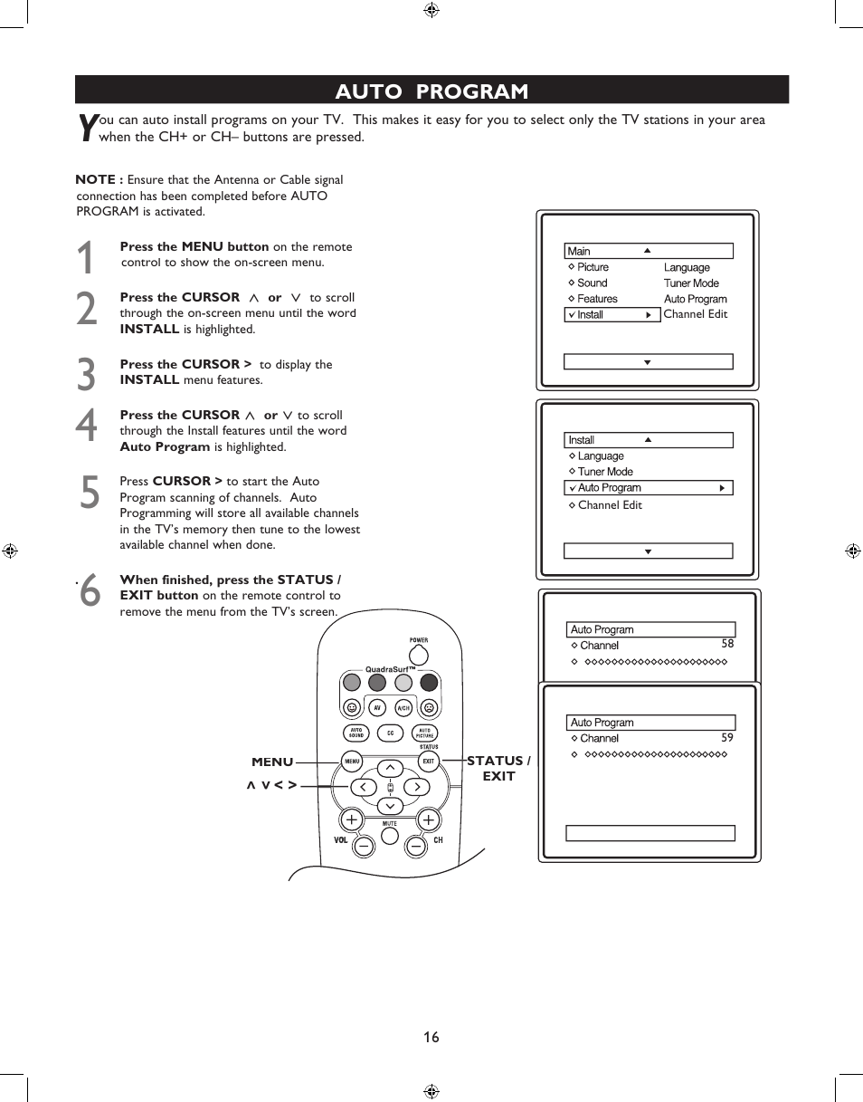 Philips 27PT6341-07 User Manual | Page 16 / 39