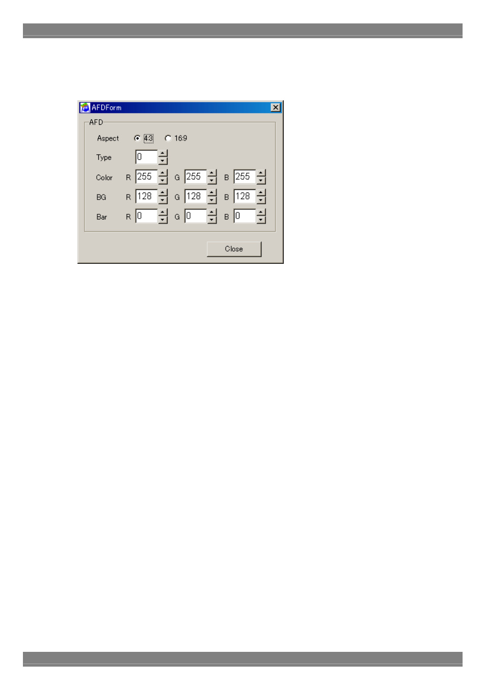 Adf data setting screen | Astro Design PORTABLE SIGNAL GENERATOR PROGRAMMING SOFTWARE SP-8848 User Manual | Page 59 / 127