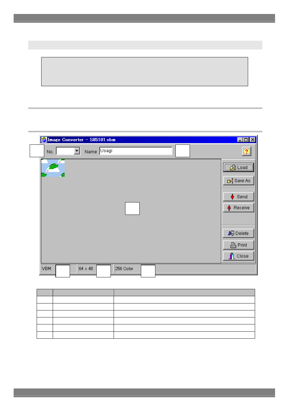 Converting the image data, Startup method, Window screen and description | Astro Design PORTABLE SIGNAL GENERATOR PROGRAMMING SOFTWARE SP-8848 User Manual | Page 75 / 127