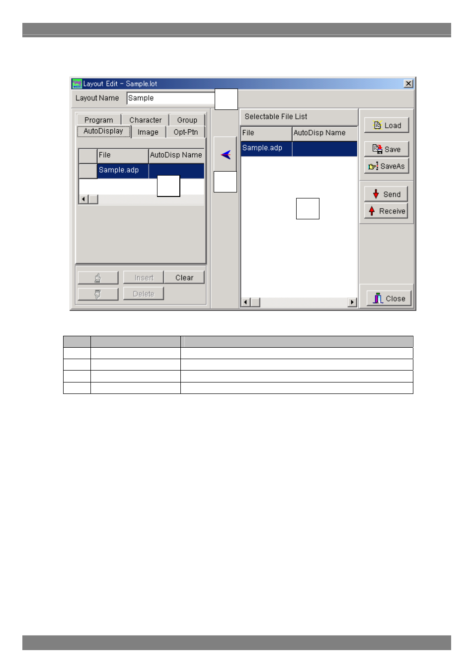 Autodisplay tab | Astro Design PORTABLE SIGNAL GENERATOR PROGRAMMING SOFTWARE SP-8848 User Manual | Page 90 / 127