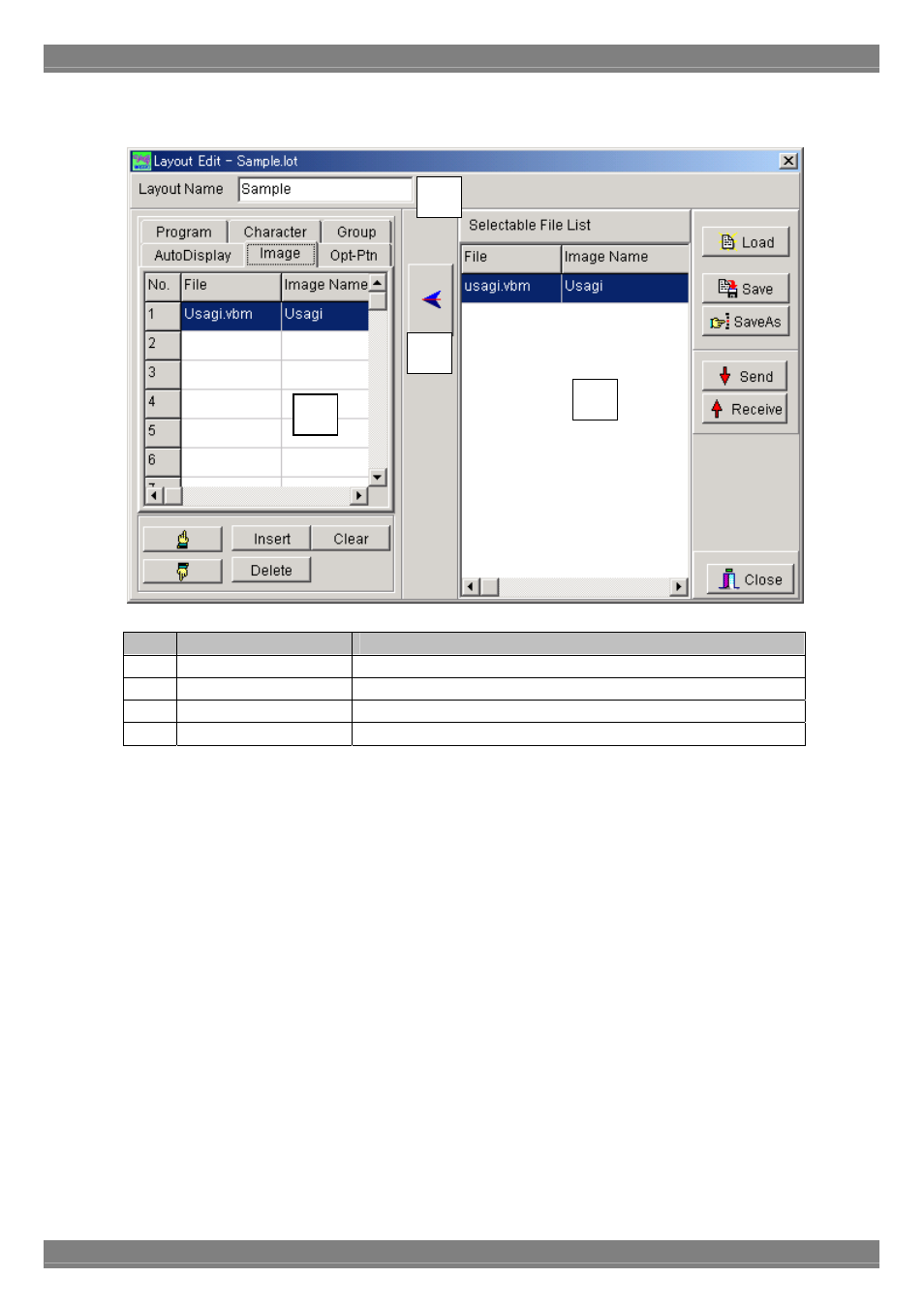 Image tab | Astro Design PORTABLE SIGNAL GENERATOR PROGRAMMING SOFTWARE SP-8848 User Manual | Page 91 / 127