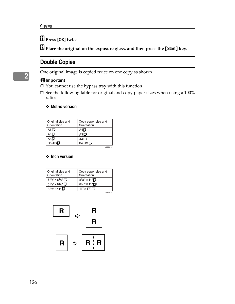 Double copies | Aristokraft LD425C User Manual | Page 148 / 206