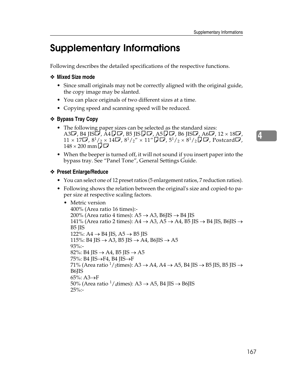 Supplementary informations, 4supplementary informations | Aristokraft LD425C User Manual | Page 189 / 206