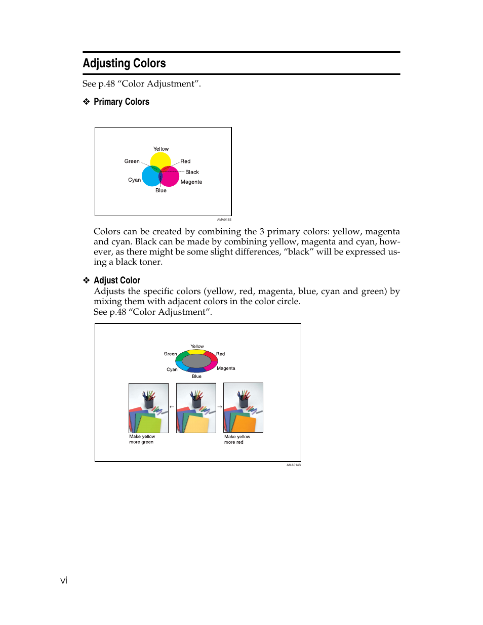 Adjusting colors | Aristokraft LD425C User Manual | Page 8 / 206