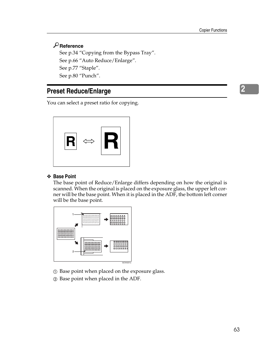 Preset reduce/enlarge | Aristokraft LD425C User Manual | Page 85 / 206