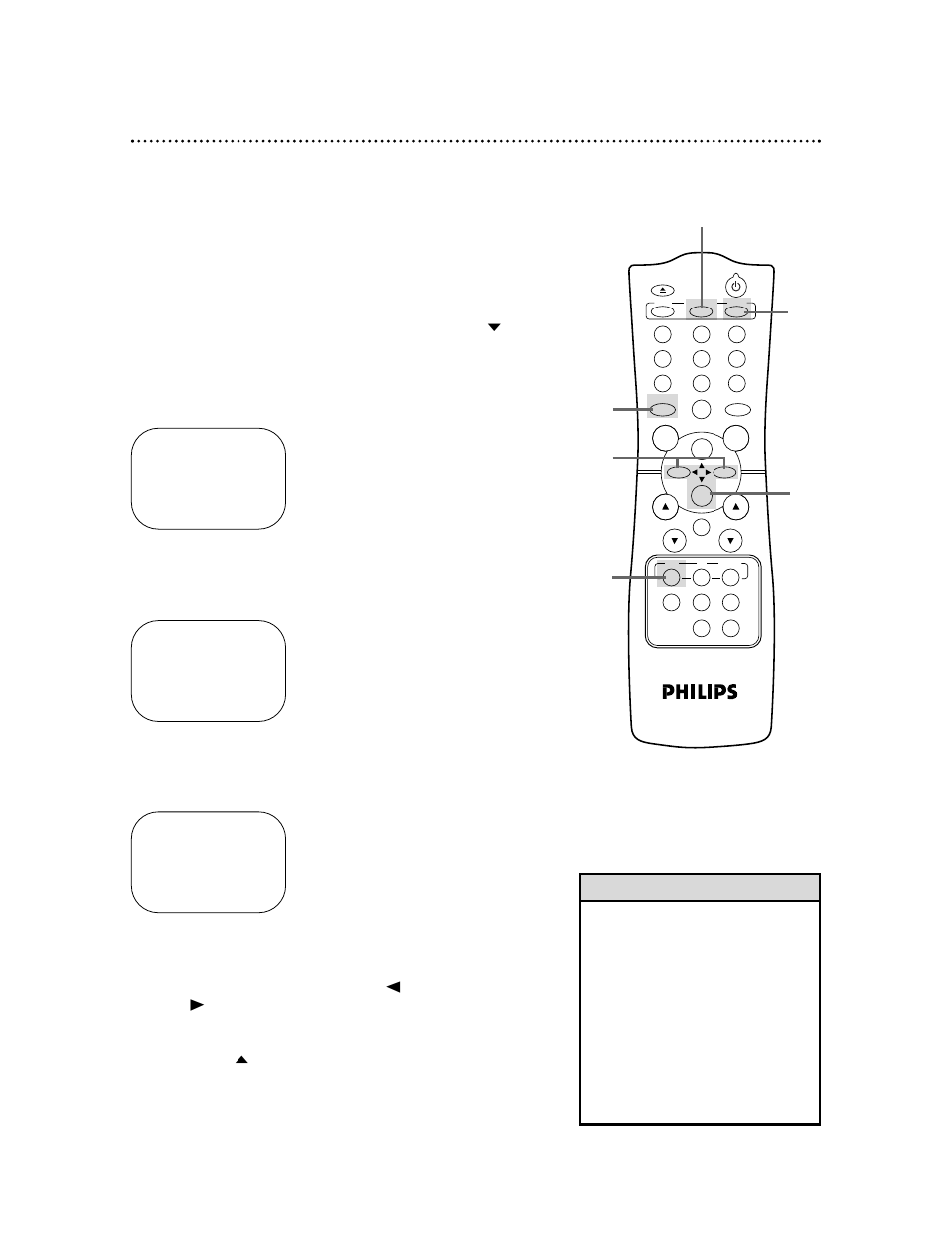 Philips VR620CAT99 User Manual | Page 36 / 51