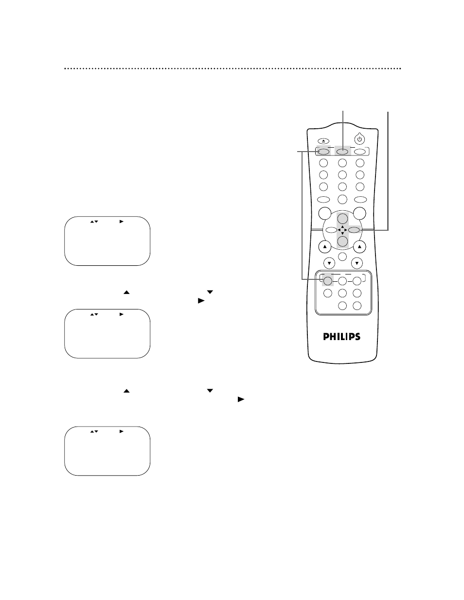 Blue background 43 | Philips VR620CAT99 User Manual | Page 43 / 51