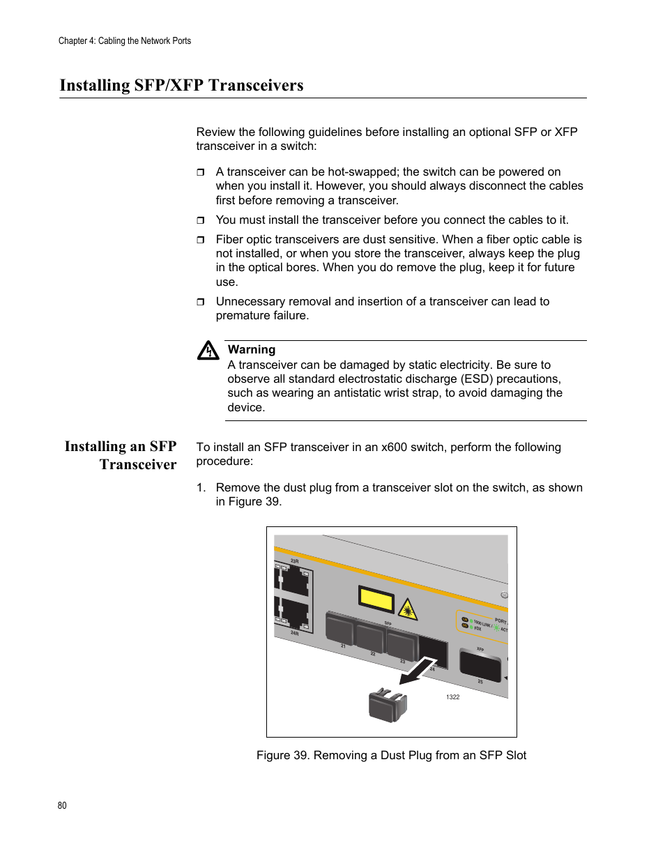 Allied Telesis Layer 3 Gigabit Ethernet Switch x600-24Ts-POE User Manual | Page 80 / 110