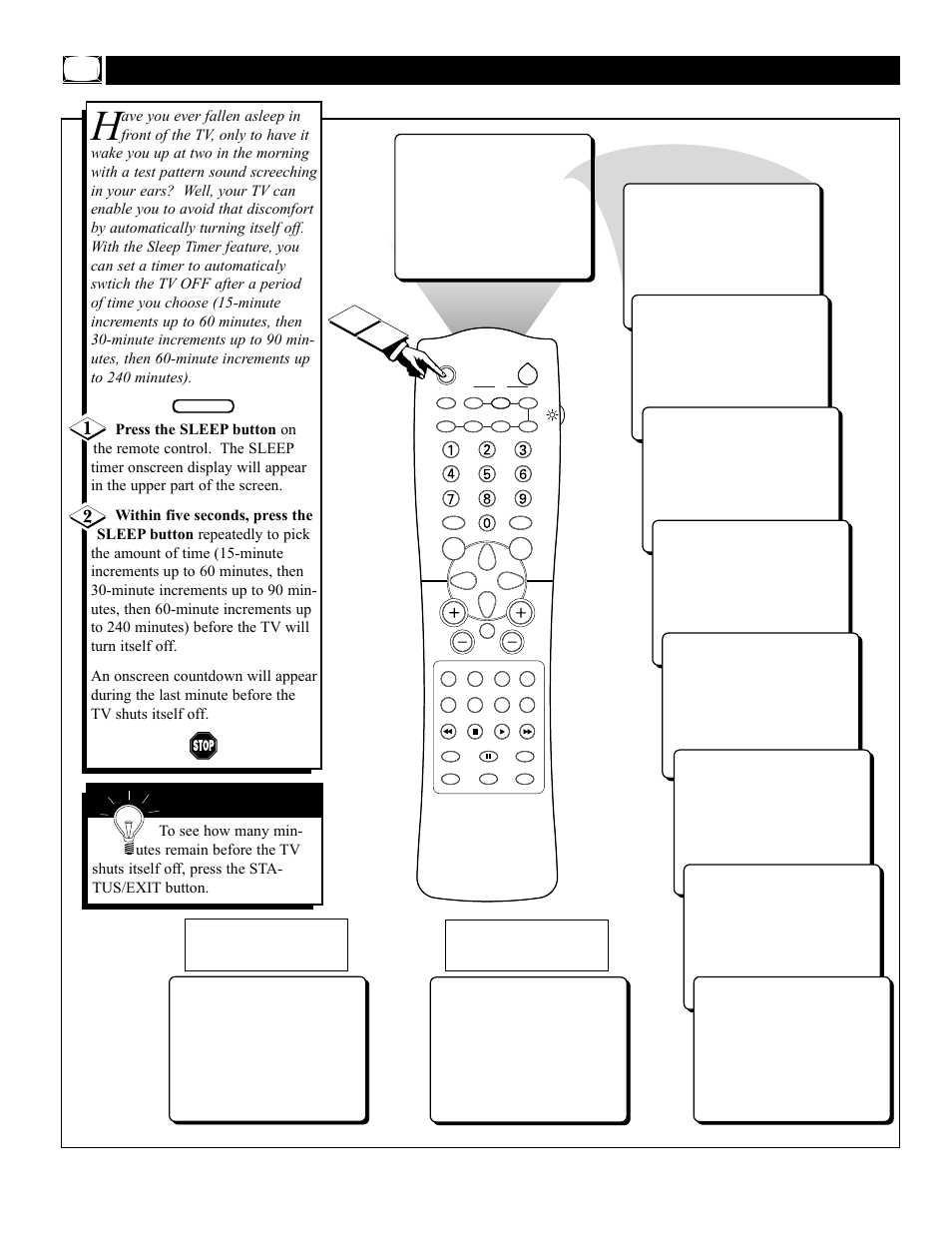 Sing the, Leep, Imer | Philips 32PT71B User Manual | Page 12 / 56