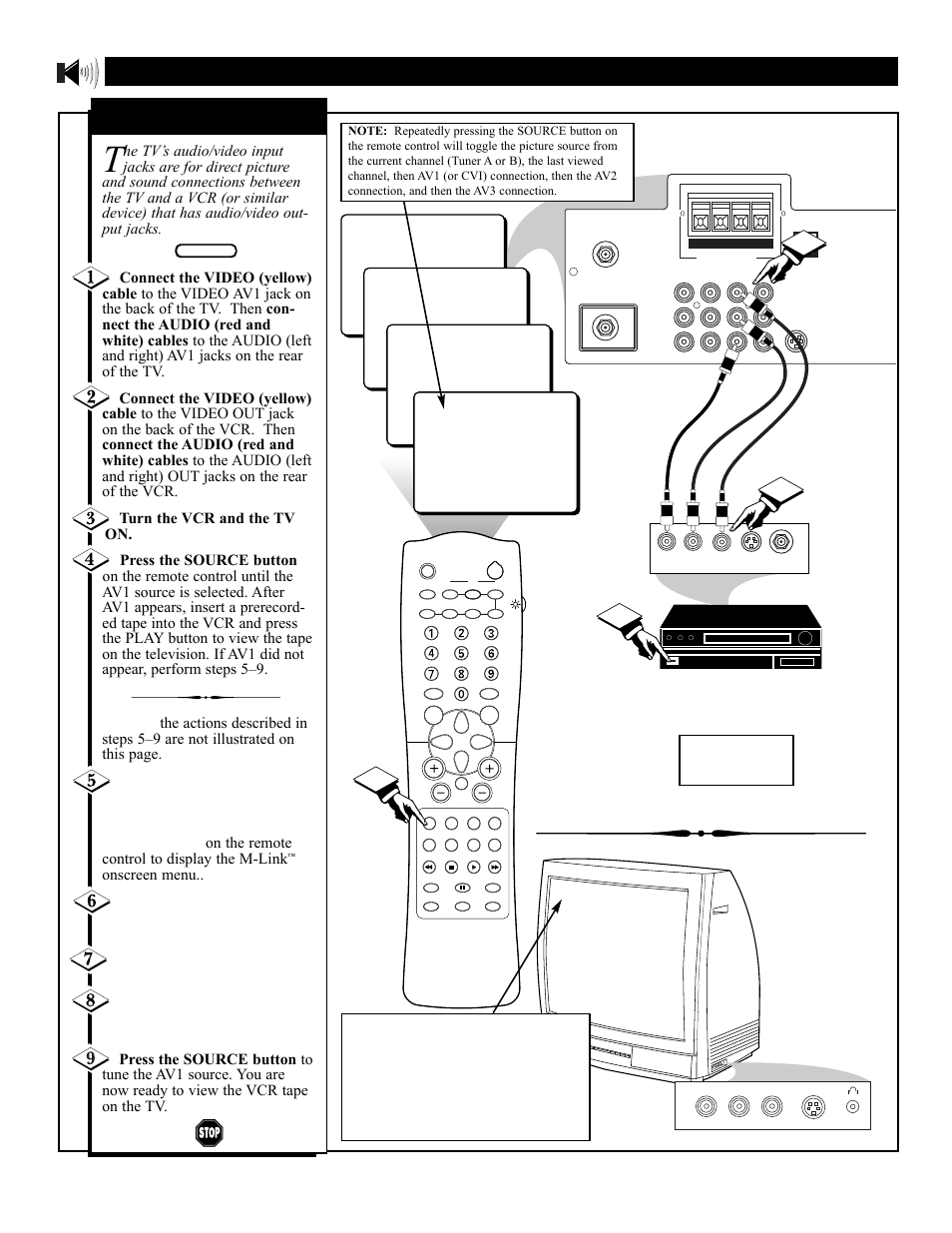 Ound, Sing the, Udio | Ideo, Nput, Acks, Nputs | Philips 32PT71B User Manual | Page 38 / 56