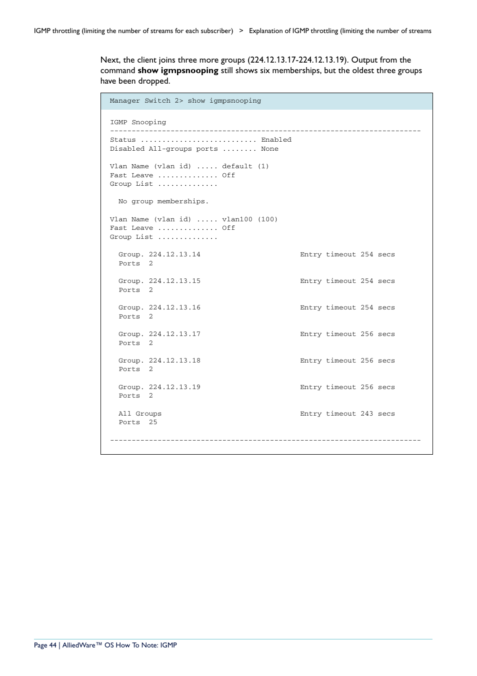 Allied Telesis AR400 User Manual | Page 44 / 110