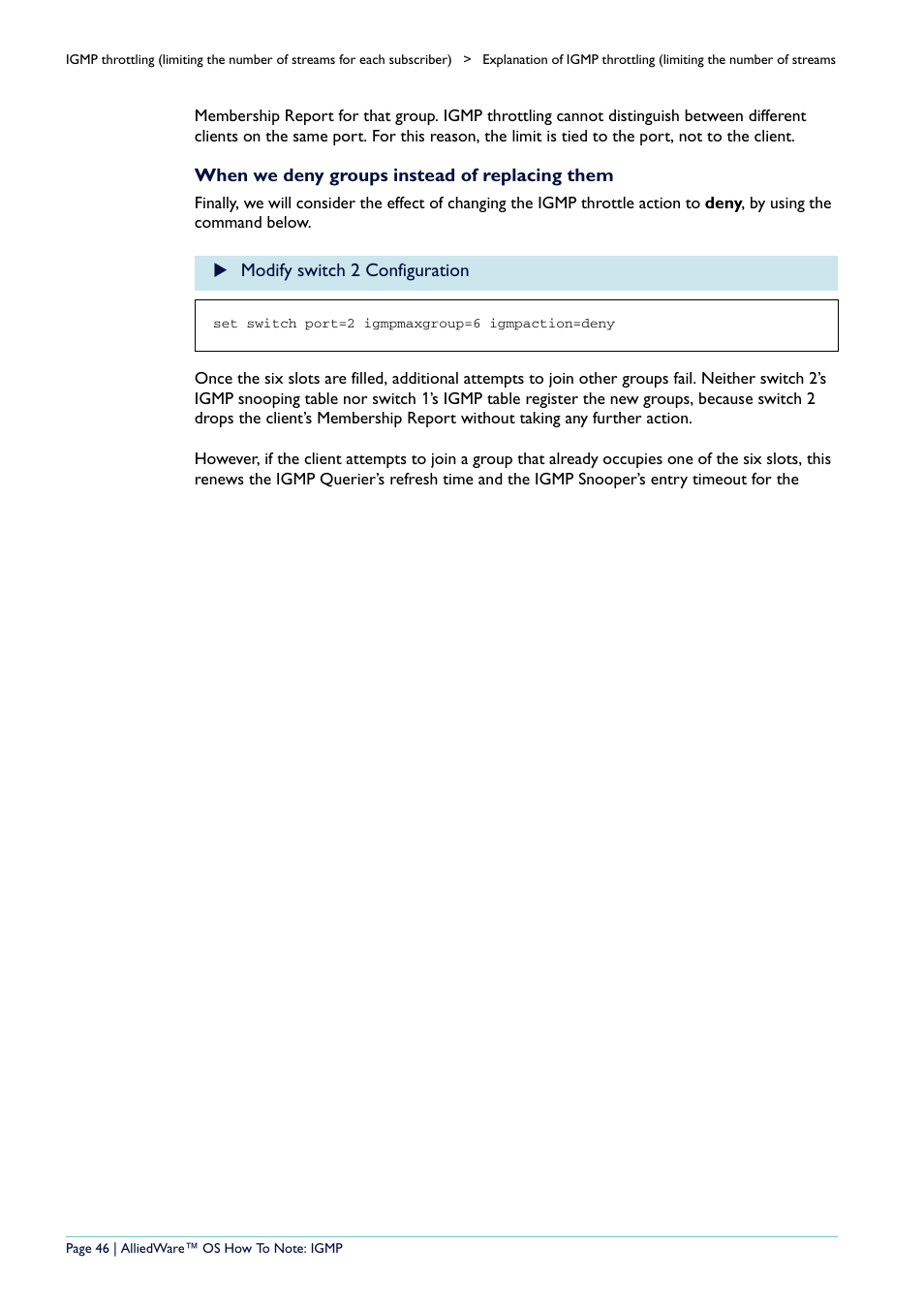 Allied Telesis AR400 User Manual | Page 46 / 110